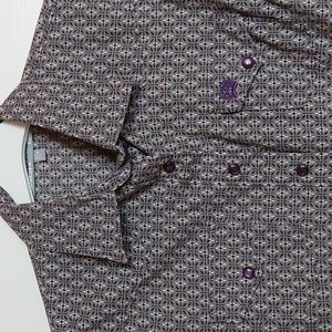 Cinch long sleeve snap front Western blouse